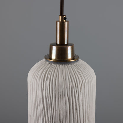 Osier Organic Ceramic Bathroom Pendant Light 11.5cm IP44