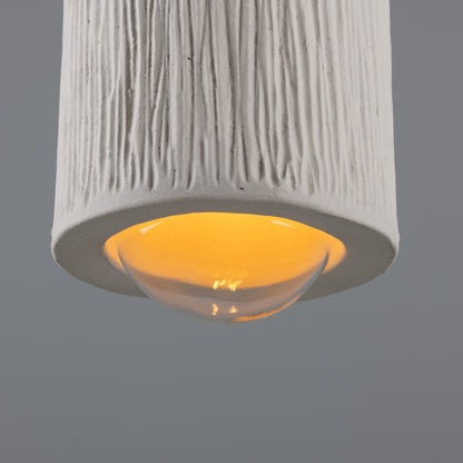 Osier Organic Ceramic Bathroom Pendant Light 11.5cm IP44