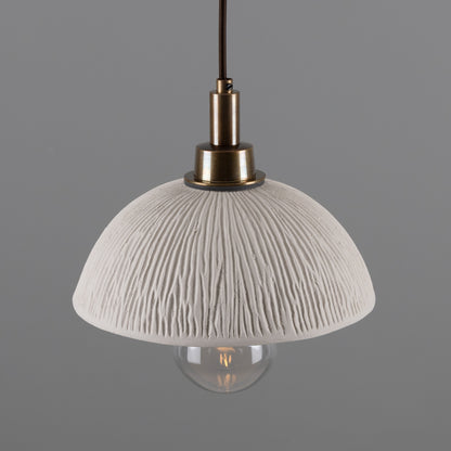 Kingii Ceramic Dome Bathroom Pendant Light 20cm IP44