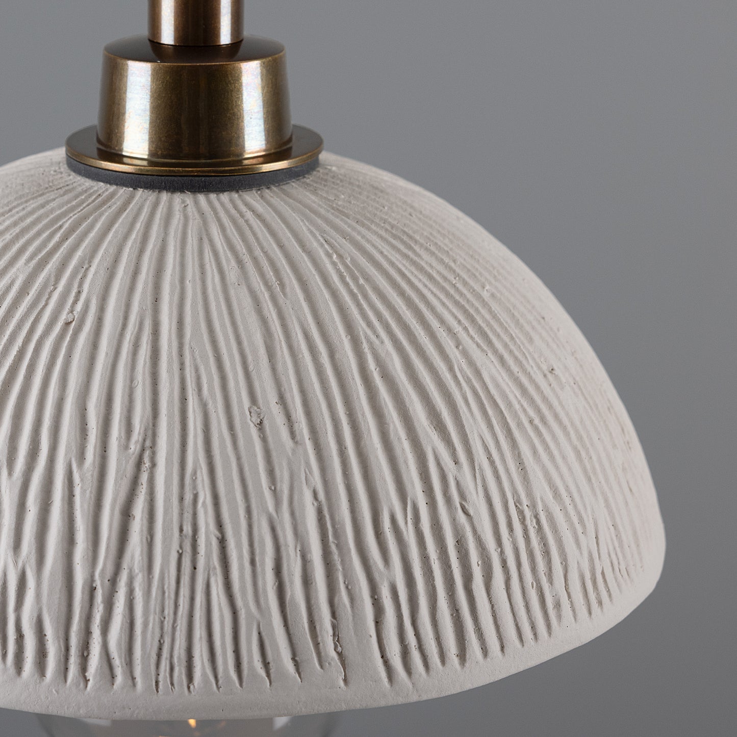 Kingii Ceramic Dome Bathroom Pendant Light 20cm IP44