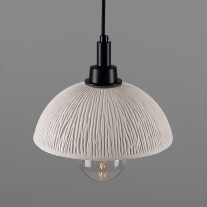 Kingii Ceramic Dome Bathroom Pendant Light 20cm IP44