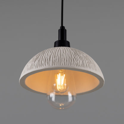 Kingii Ceramic Dome Bathroom Pendant Light 20cm IP44