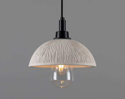 Kingii Ceramic Dome Bathroom Pendant Light 20cm IP44