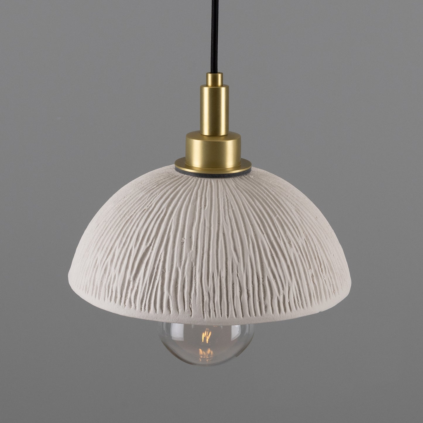 Kingii Ceramic Dome Bathroom Pendant Light 20cm IP44