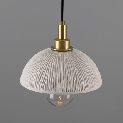 Kingii Ceramic Dome Bathroom Pendant Light 20cm IP44