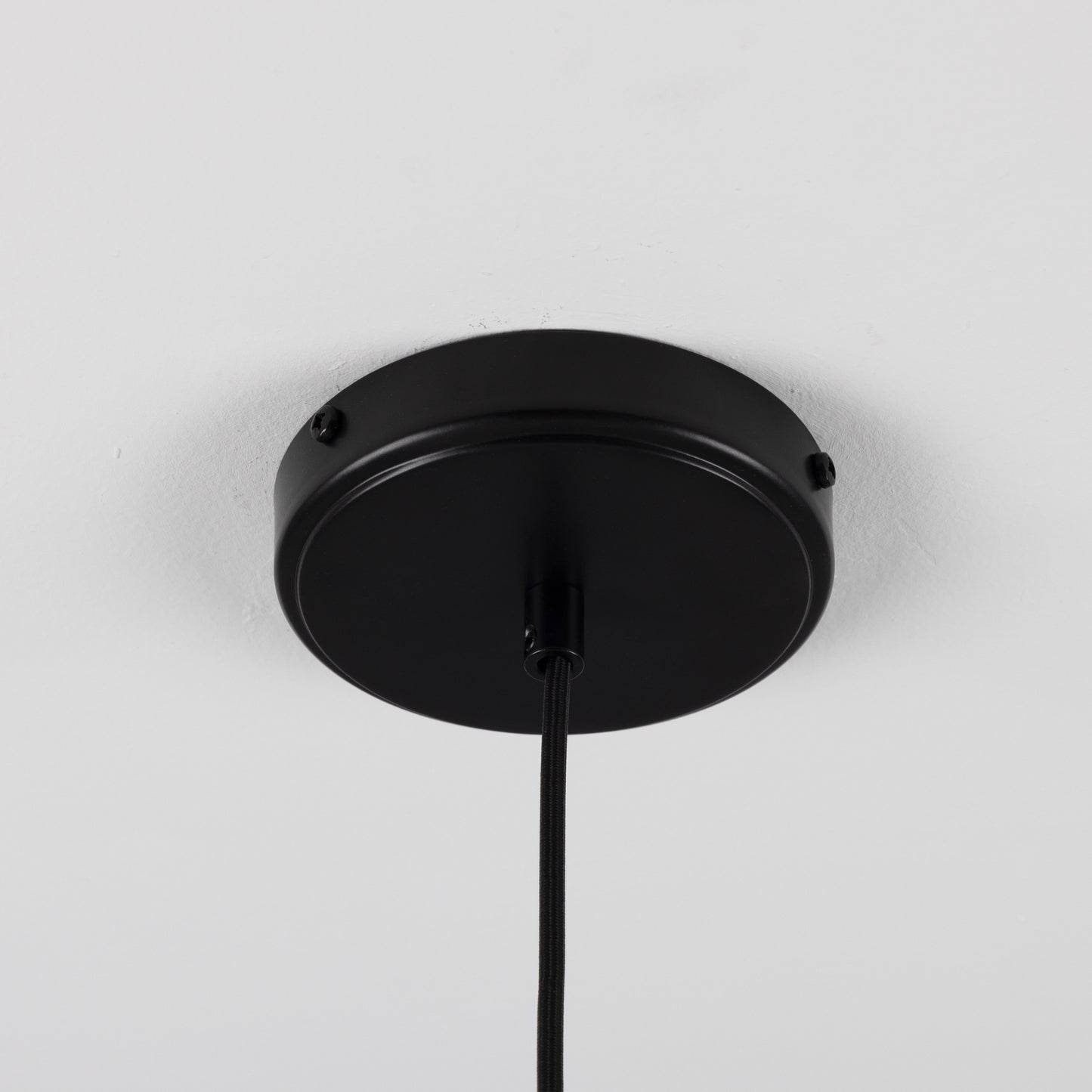 Bog Oak Organic Ceramic Disc Bathroom Pendant Light 28cm IP44