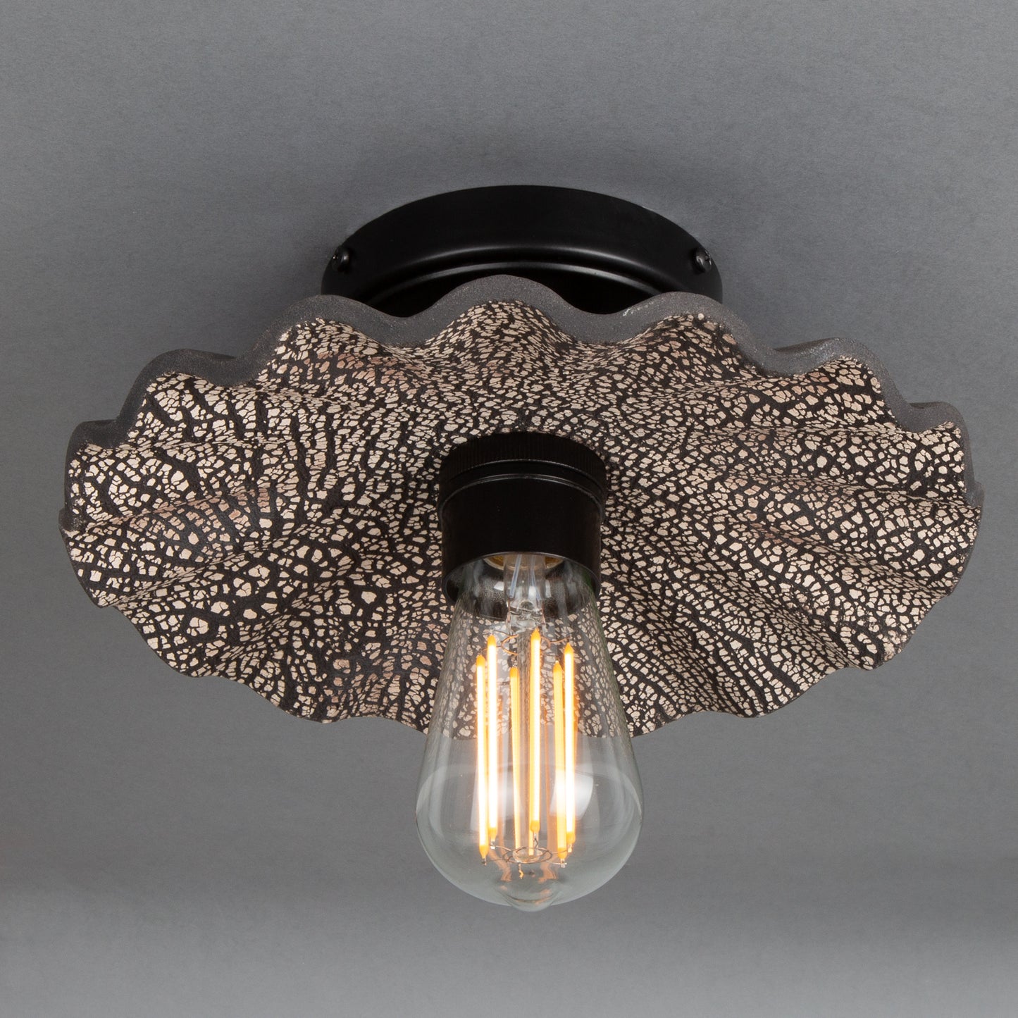 Kapok Organic Ceramic Ceiling Light 27cm