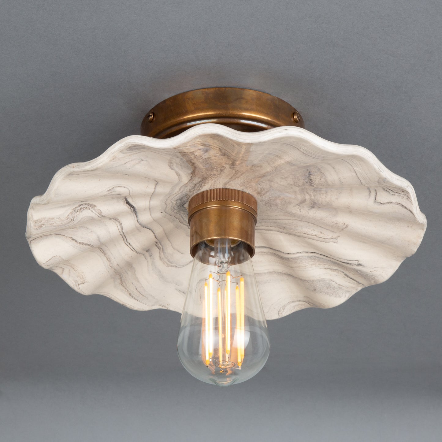 Kapok Organic Ceramic Ceiling Light 27cm