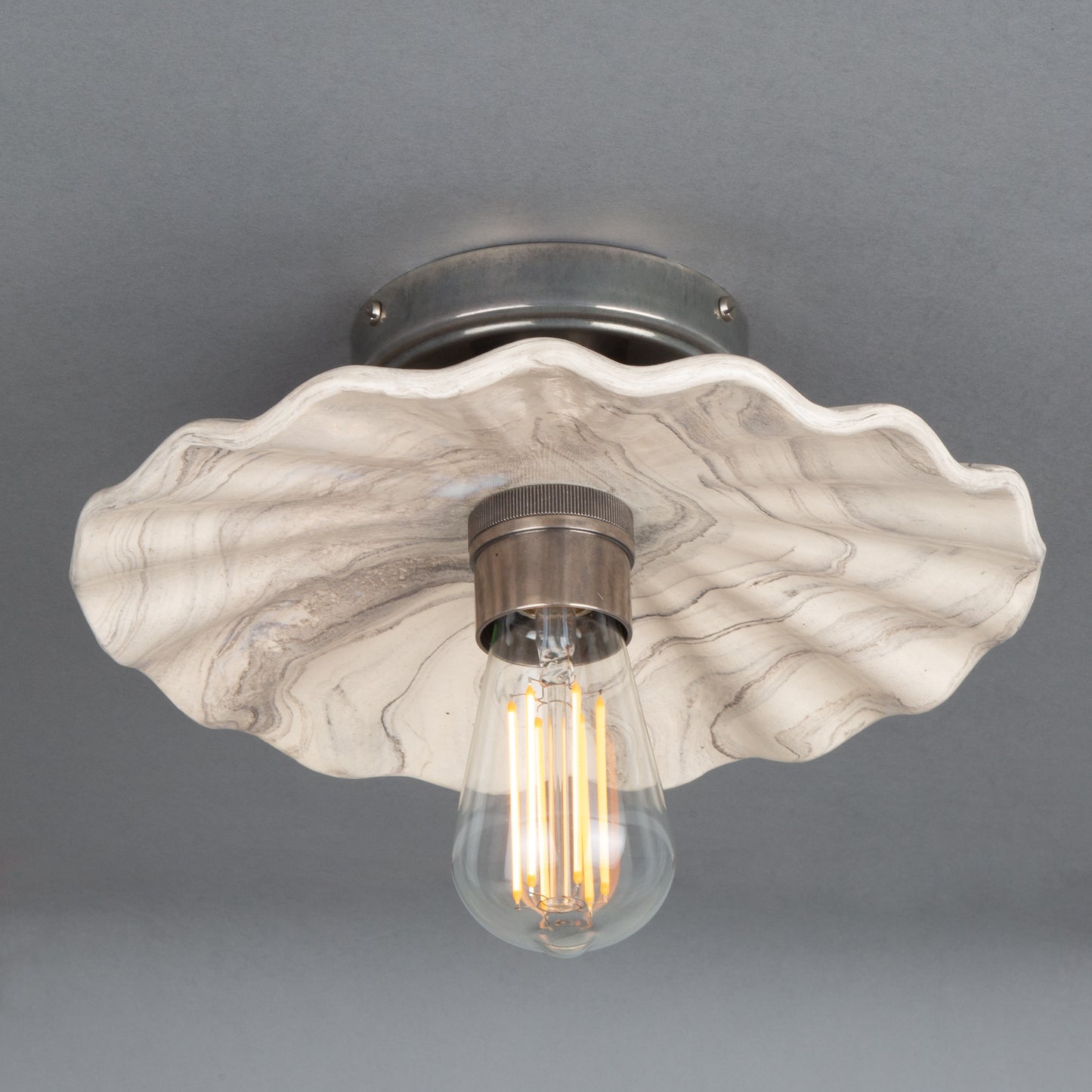 Kapok Organic Ceramic Ceiling Light 27cm