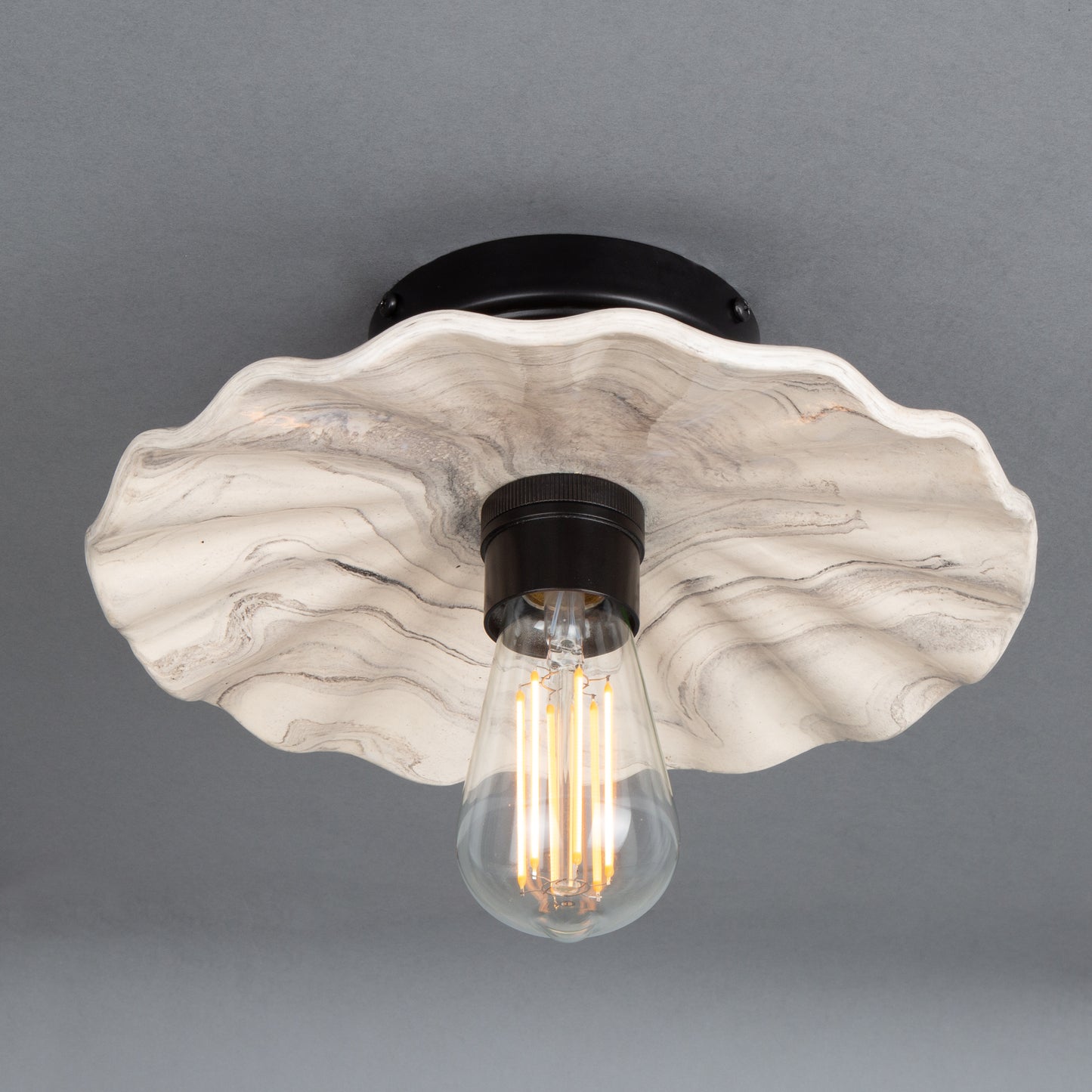 Kapok Organic Ceramic Ceiling Light 27cm