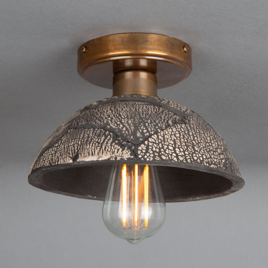 Kauri Organic Ceramic Dome Ceiling Light 20cm