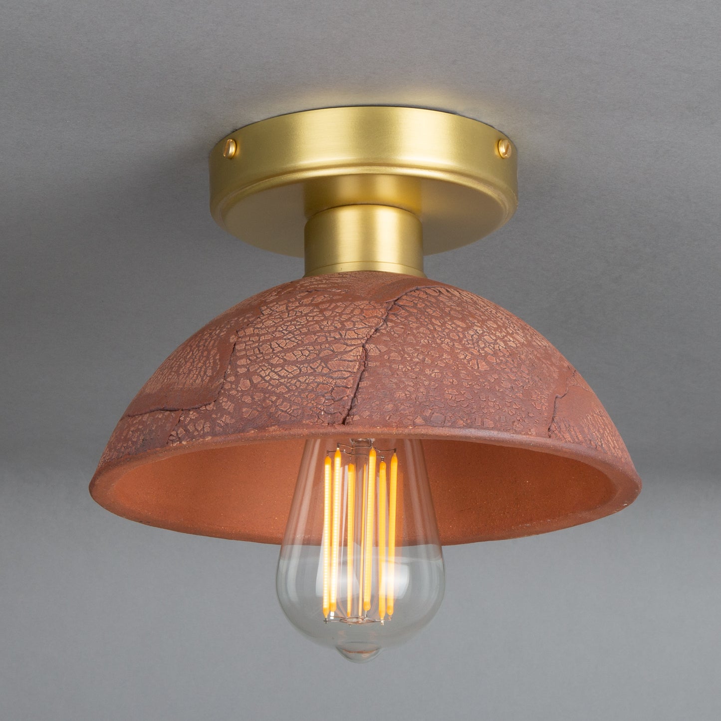 Kauri Organic Ceramic Dome Ceiling Light 20cm