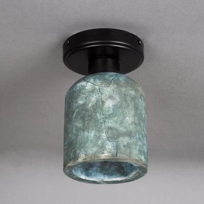 Osier Organic Ceramic Ceiling Light 11.5cm