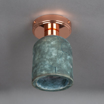 Osier Organic Ceramic Ceiling Light 11.5cm