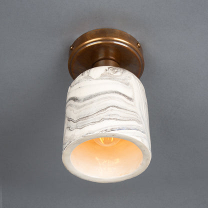 Osier Organic Ceramic Ceiling Light 11.5cm