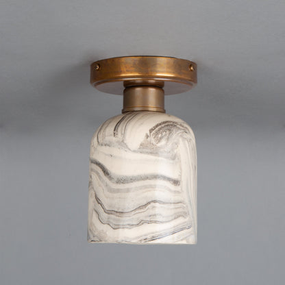 Osier Organic Ceramic Ceiling Light 11.5cm