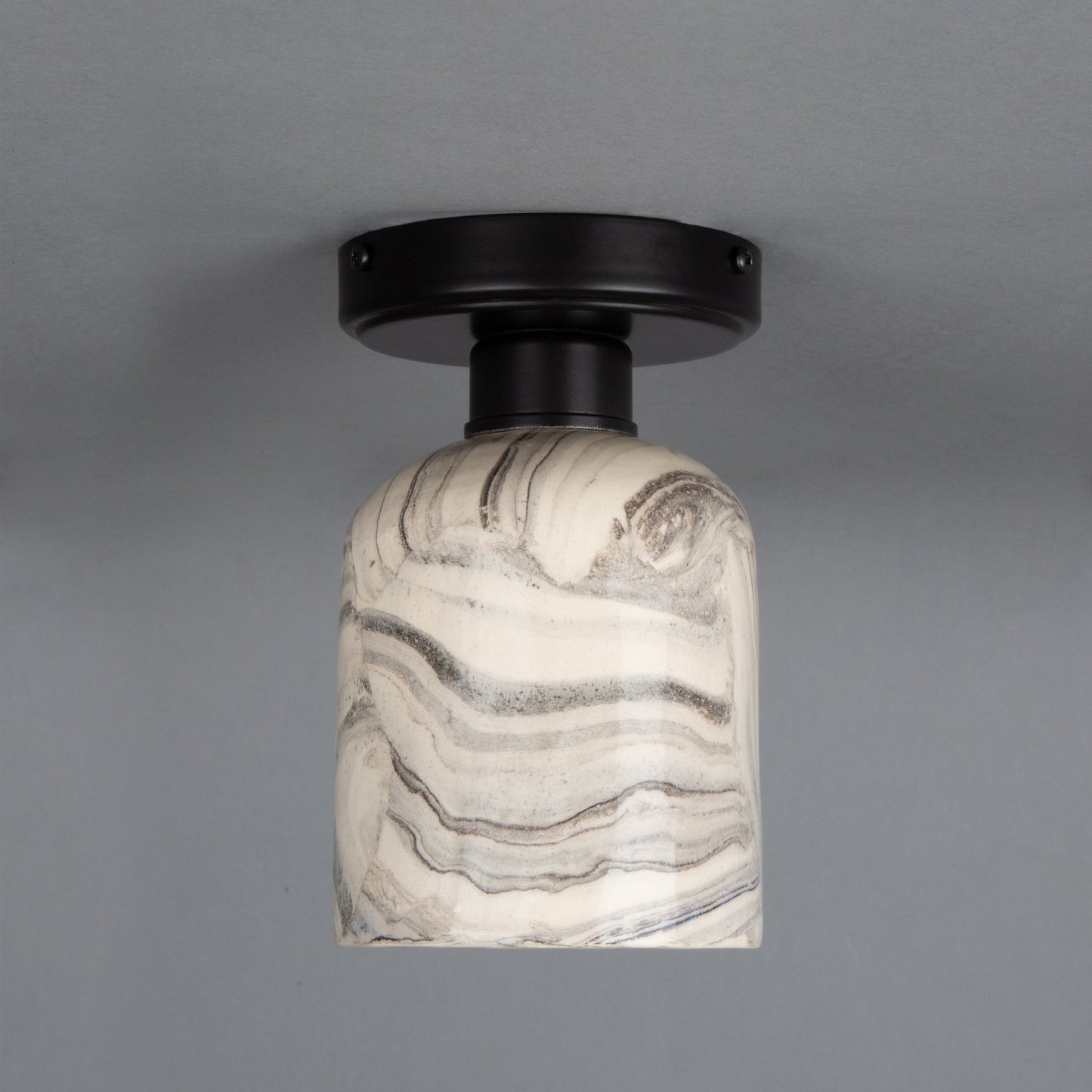 Osier Organic Ceramic Ceiling Light 11.5cm