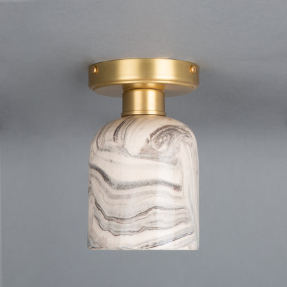 Osier Organic Ceramic Ceiling Light 11.5cm