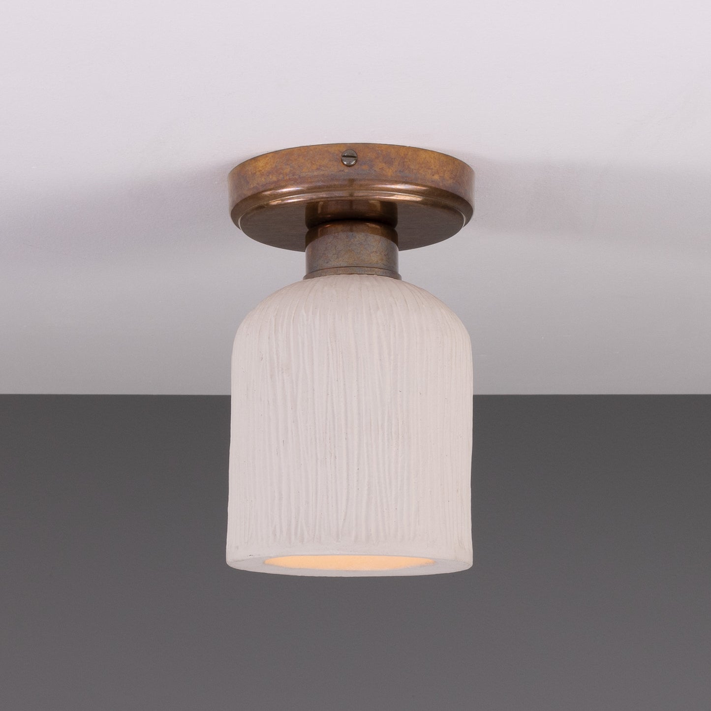 Osier Organic Ceramic Ceiling Light 11.5cm