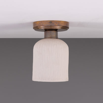 Osier Organic Ceramic Ceiling Light 11.5cm