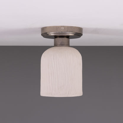 Osier Organic Ceramic Ceiling Light 11.5cm