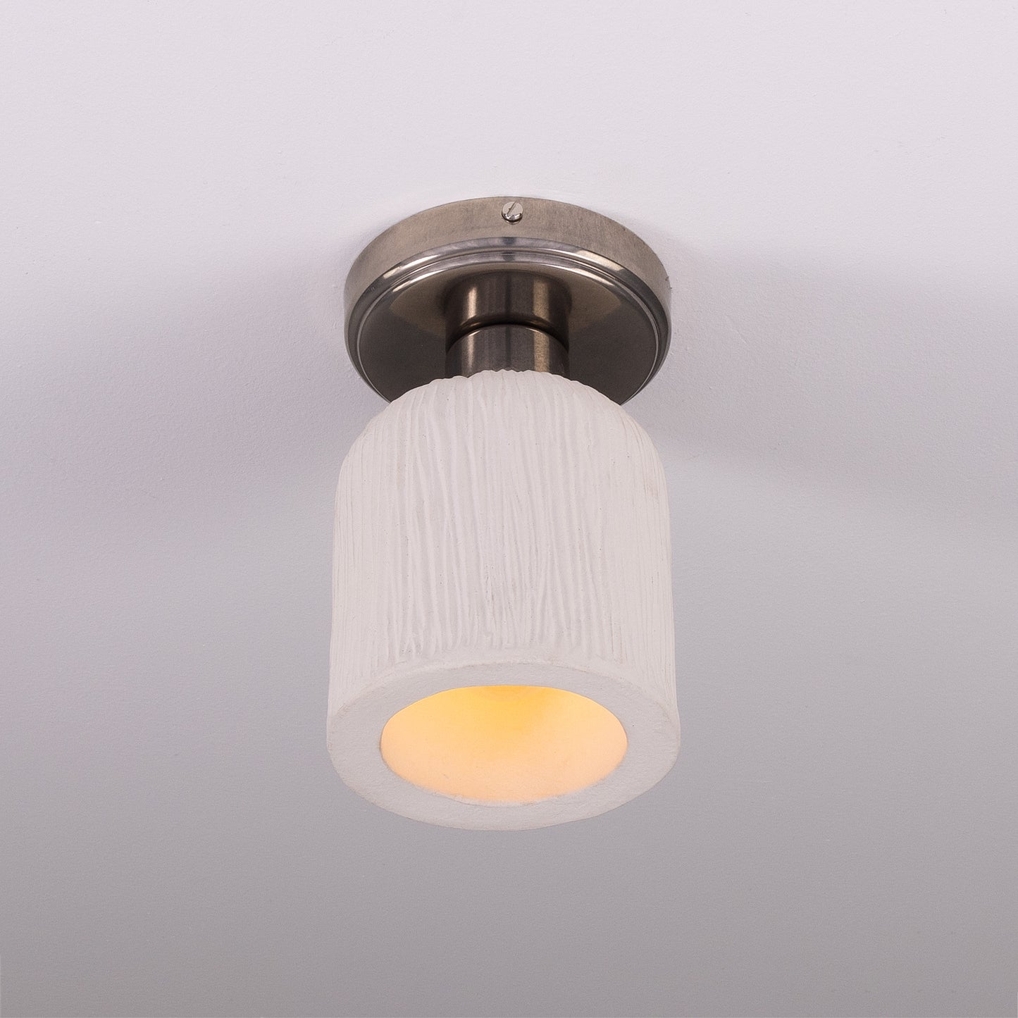 Osier Organic Ceramic Ceiling Light 11.5cm