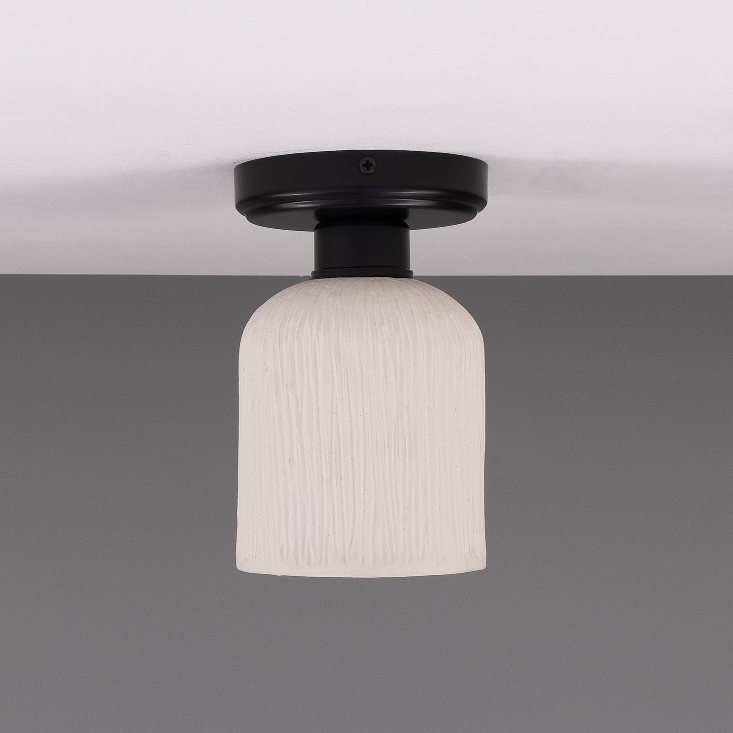 Osier Organic Ceramic Ceiling Light 11.5cm