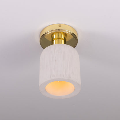 Osier Organic Ceramic Ceiling Light 11.5cm