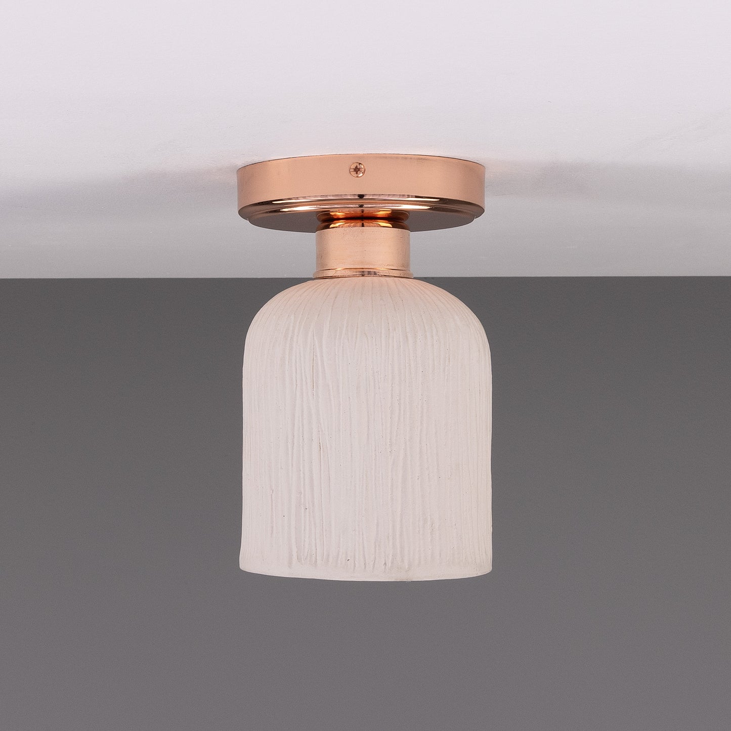 Osier Organic Ceramic Ceiling Light 11.5cm