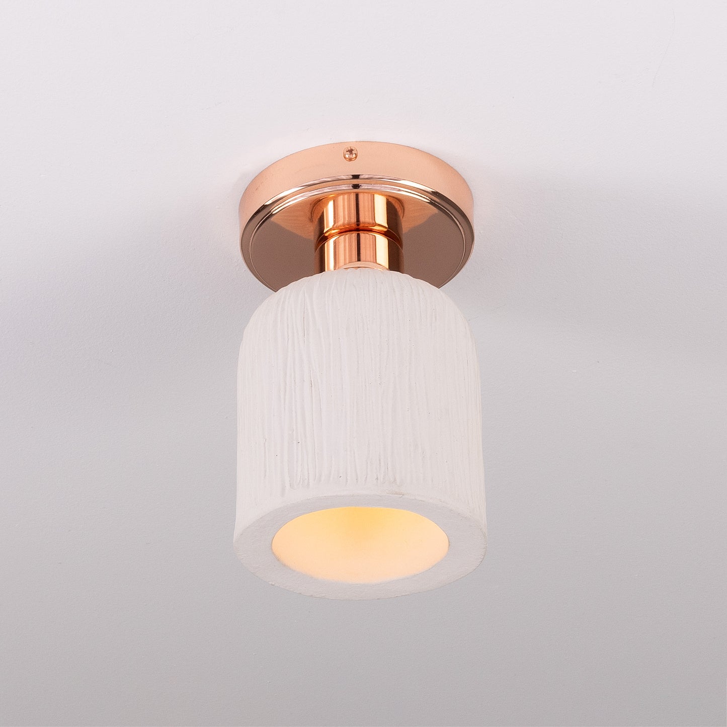 Osier Organic Ceramic Ceiling Light 11.5cm