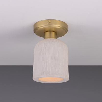 Osier Organic Ceramic Ceiling Light 11.5cm