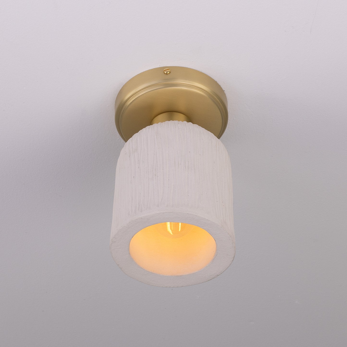 Osier Organic Ceramic Ceiling Light 11.5cm