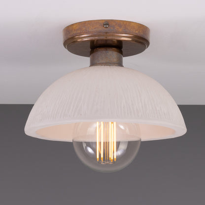 Kauri Organic Ceramic Dome Ceiling Light 20cm