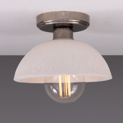 Kauri Organic Ceramic Dome Ceiling Light 20cm