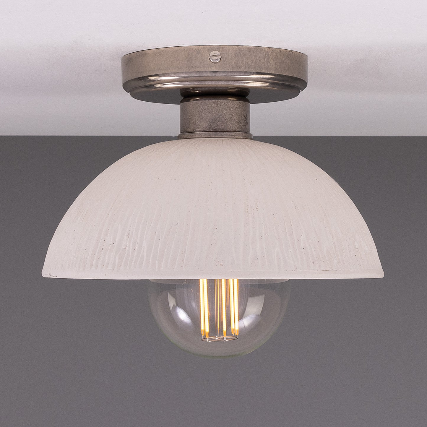 Kauri Organic Ceramic Dome Ceiling Light 20cm