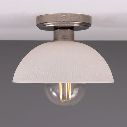 Kauri Organic Ceramic Dome Ceiling Light 20cm