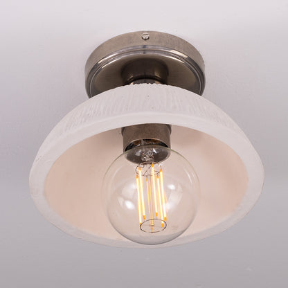 Kauri Organic Ceramic Dome Ceiling Light 20cm