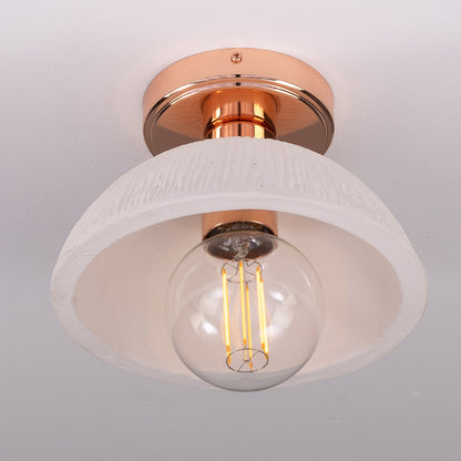 Kauri Organic Ceramic Dome Ceiling Light 20cm