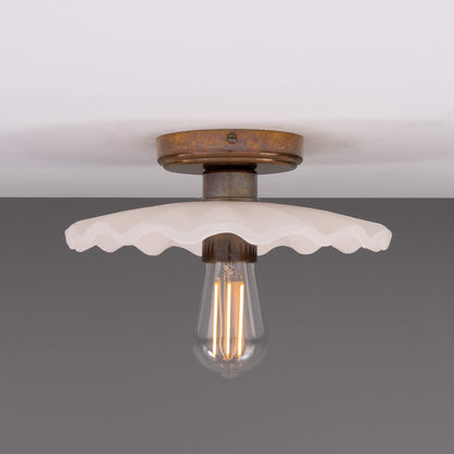 Kapok Organic Ceramic Ceiling Light 27cm