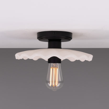 Kapok Organic Ceramic Ceiling Light 27cm