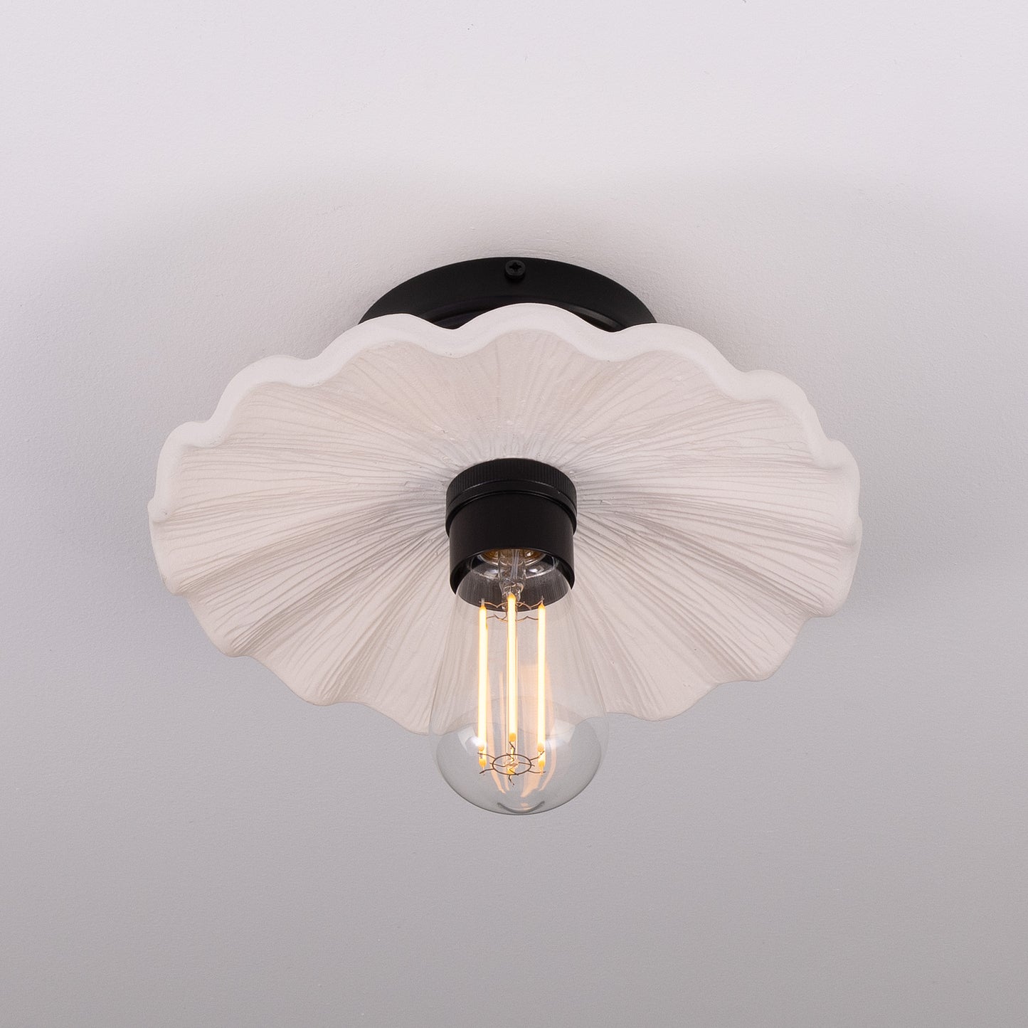 Kapok Organic Ceramic Ceiling Light 27cm