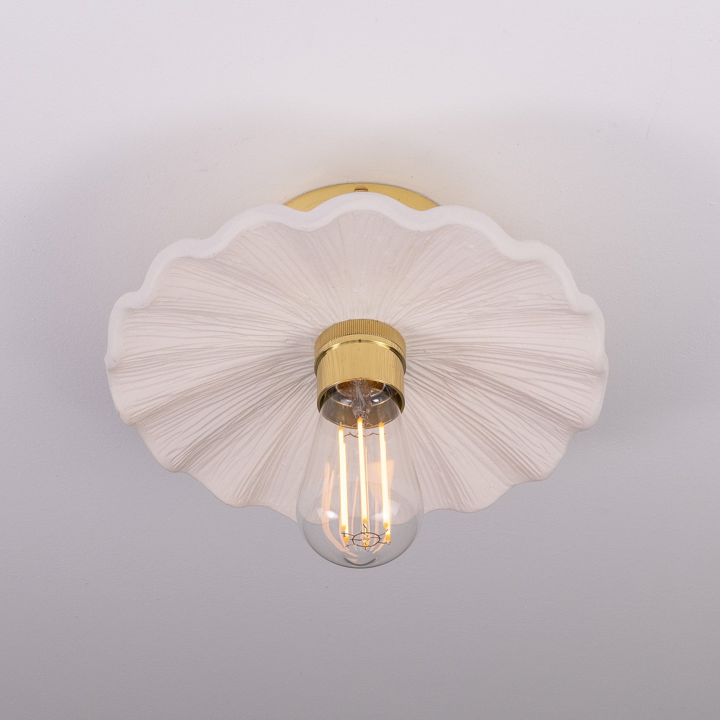 Kapok Organic Ceramic Ceiling Light 27cm