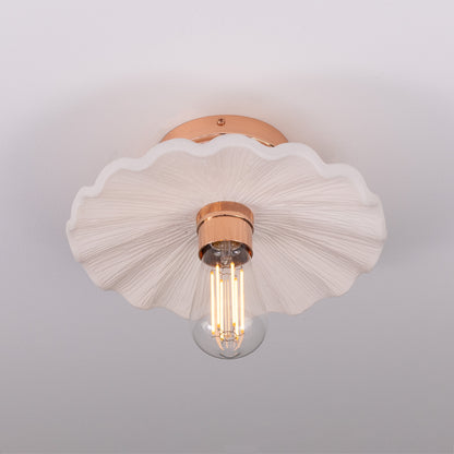 Kapok Organic Ceramic Ceiling Light 27cm