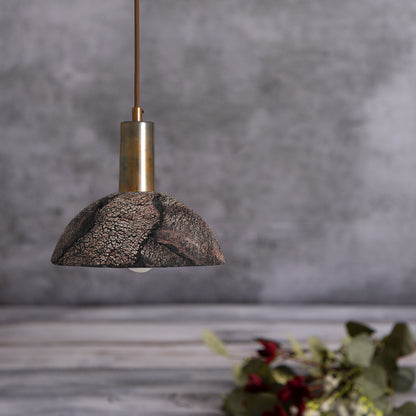 Kauri Organic Ceramic Dome Pendant Light