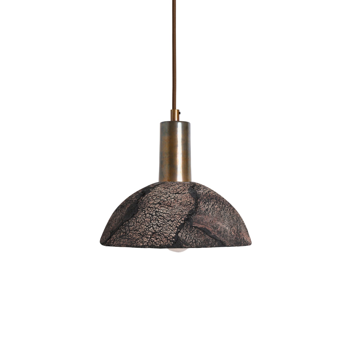 Kauri Organic Ceramic Dome Pendant Light