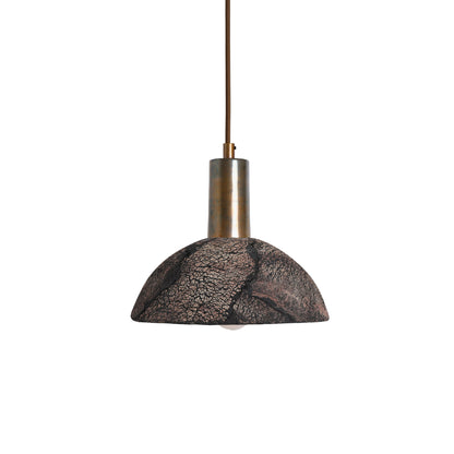 Kauri Organic Ceramic Dome Pendant Light