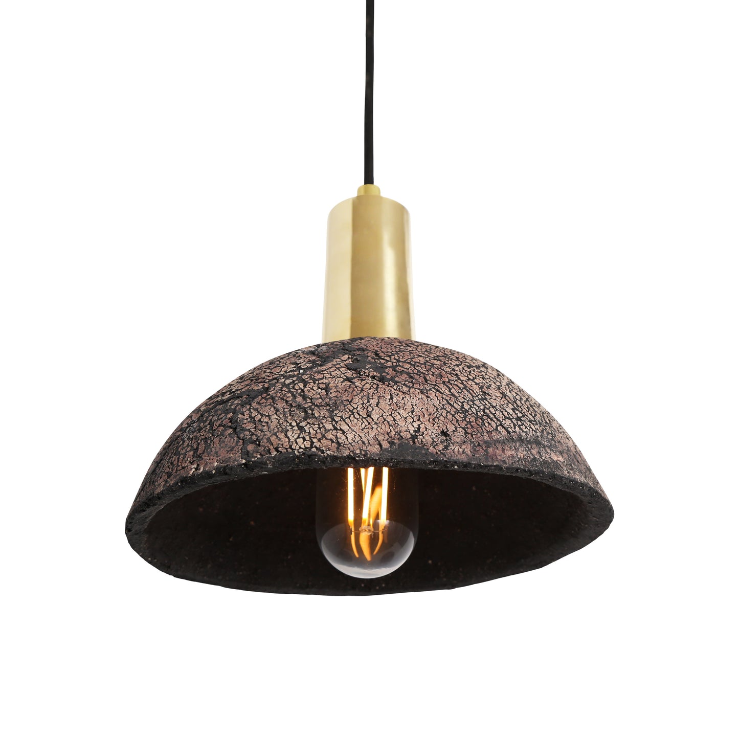 Kauri Organic Ceramic Dome Pendant Light