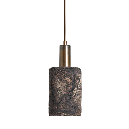 Senna Organic Ceramic Cylinder Pendant Light 12cm