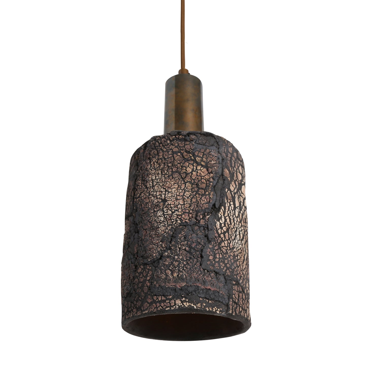 Senna Organic Ceramic Cylinder Pendant Light 12cm