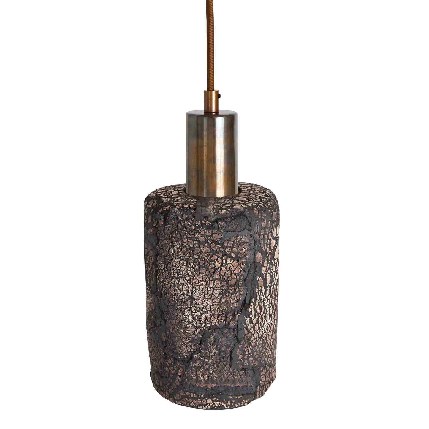 Senna Organic Ceramic Cylinder Pendant Light 12cm